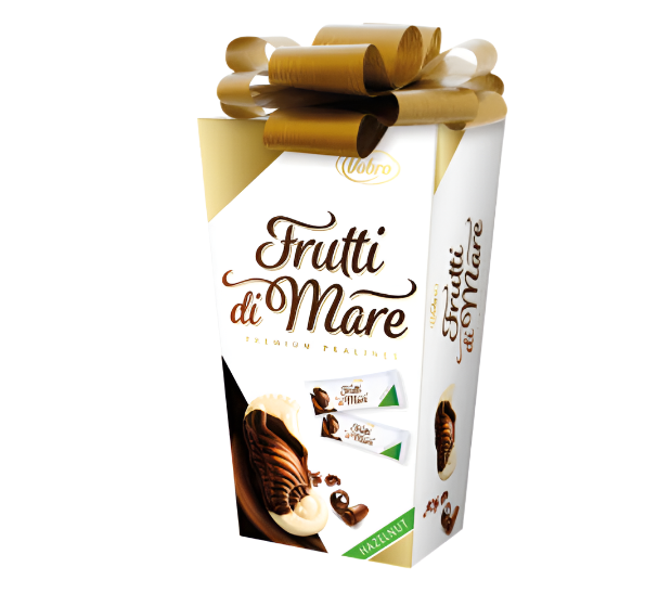 VOBRO BOMBONIERKA FRUTTI DI MARE GIFT, BOX OF CHOCOLATE, 210G
