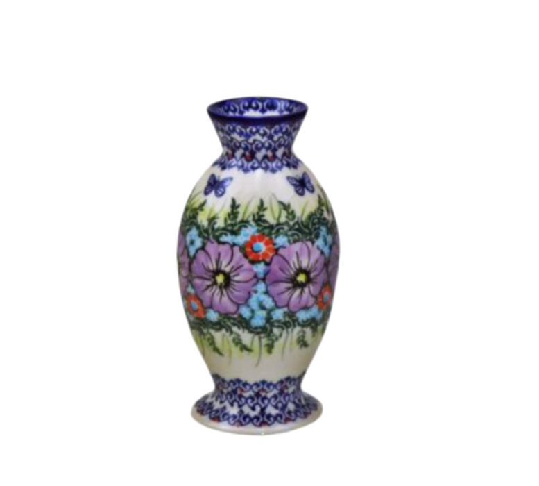 Bolesławiec pottery, VASE,WZ117, WAZON, Agnieszka Oleksiak