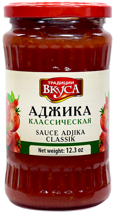 TOMATO SAUSE "ADJIKA CLASSIC",TRADICII VKUSA, (JAR), MOLDOVA, 0.35L