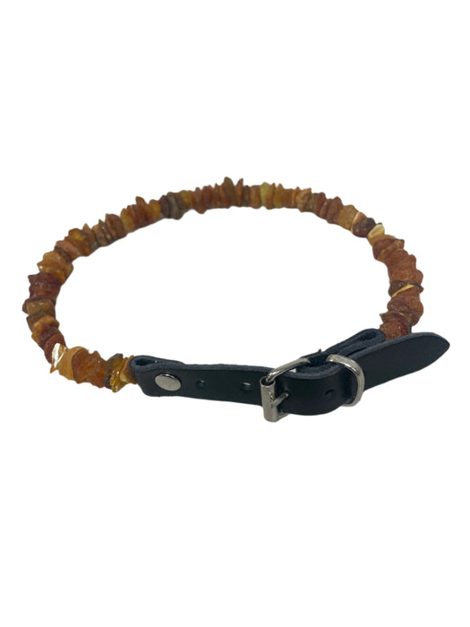 Organic Flea and Tick Repellent Baltic Amber Collar with Buckle for Dogs and Cats