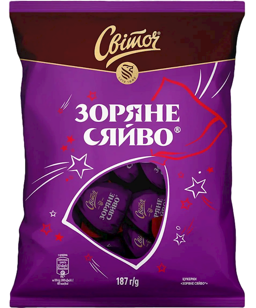 SVITOCH PACKED CANDIES STAR SHINE, UKRAINE, 187G