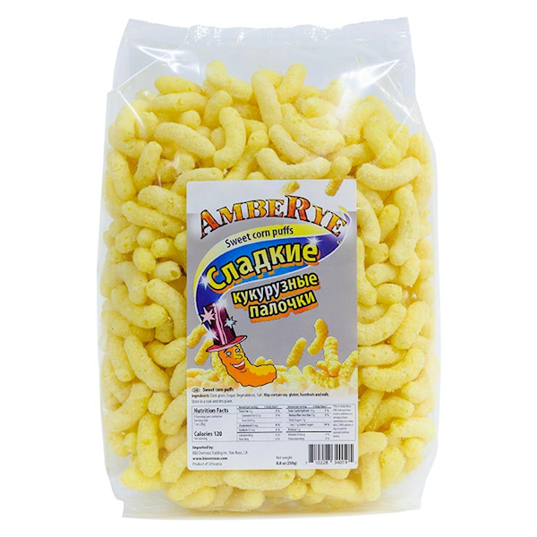 CORN PUFFS SWEET AMBERYE 250G