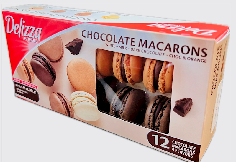 DELIZZA Chocolate Macarons