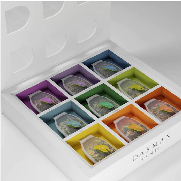DARMAN ORGANIC Assortment of Herbal Tea Set Box