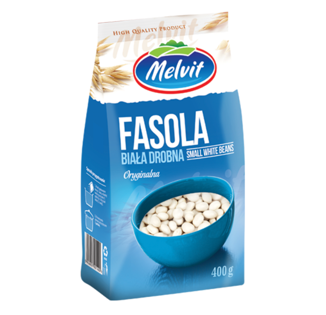 FASOLA BIALA DROBNA ,MELVIT 400G