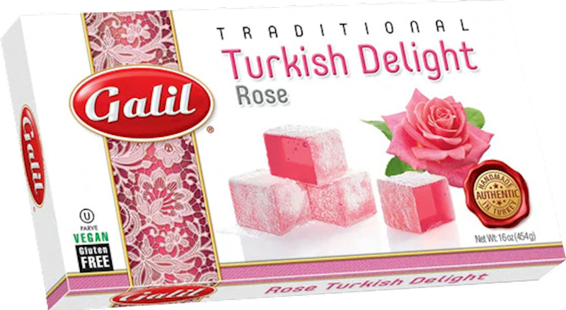 GALIL Traditional Turkish Delight Rose, Gluten Free