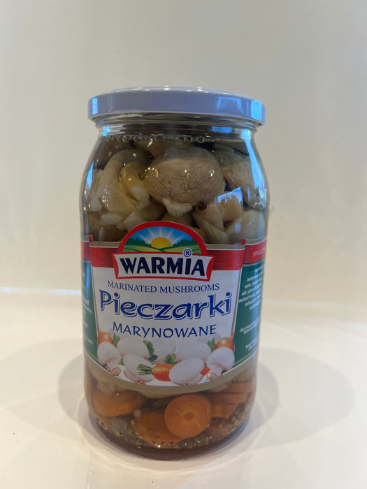 PIECZARKI MARYNOWANE, MARINATED CHAMPINIONS, WARMIA