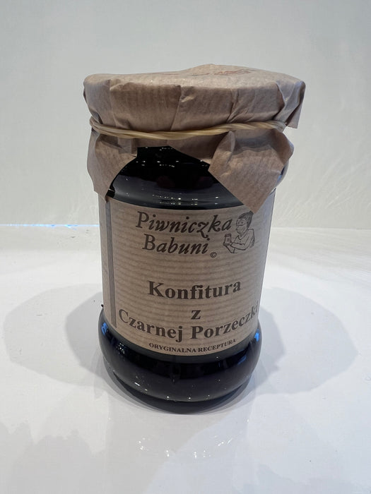 KONFITURA Z CZARNEJ PORZECZKI, BLACKCURRANT JAM, PIWNICZKA BABUNI