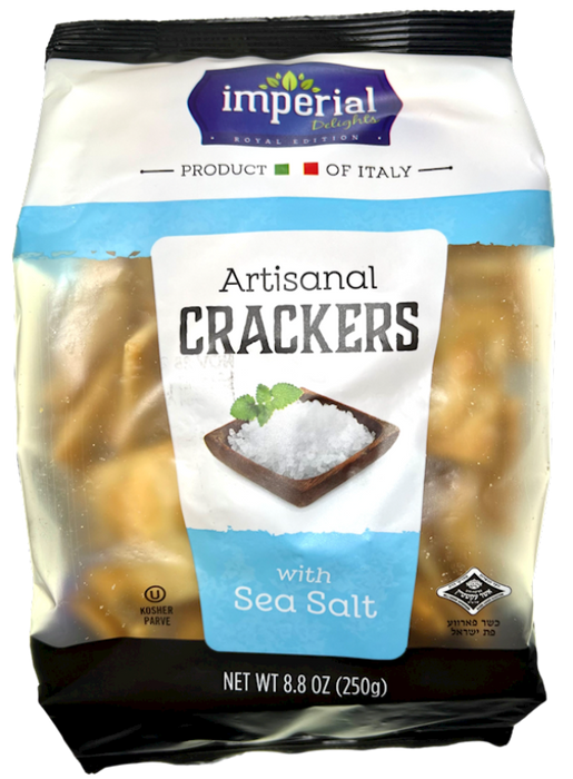 IMPERIAL Artisanal Crackers with Sea Salt, Kosher