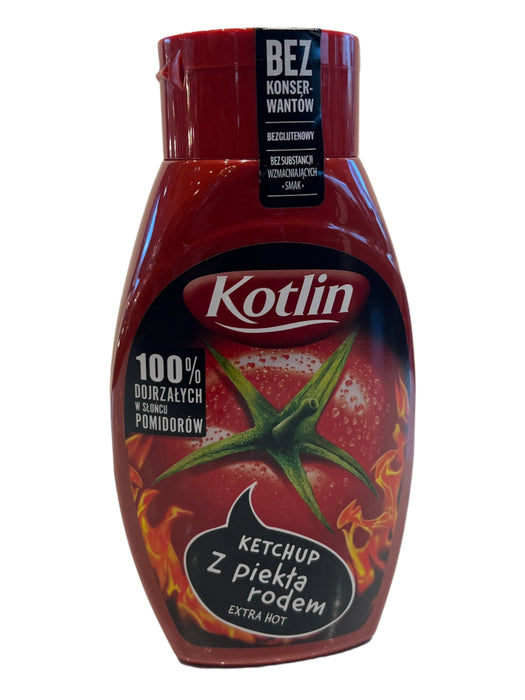 KETCHUP Z PIEKLA RODEM, SUPER HOT KETCHUP,KOTLIN