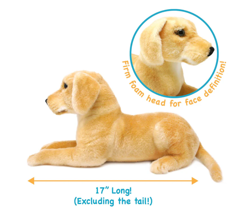 The Labrador dog| 19 Inch Stuffed Animal Plush