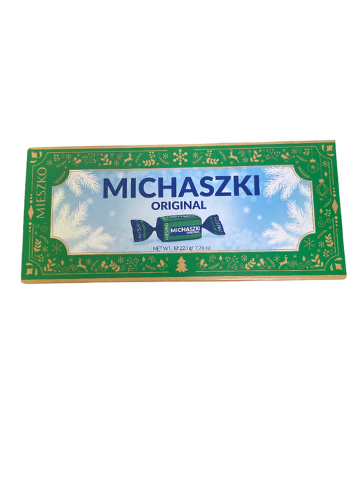 MICHASZKI ORIGINAL,CHOCOLATES WITH PEANUT FILLING,MIESZKO, 220G