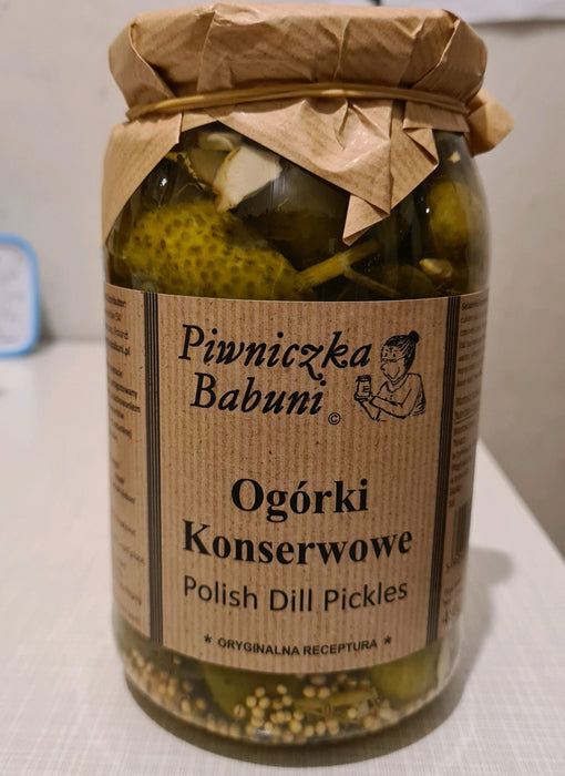 OGORKI KONSERWOWE, DILL PICKLES, PIWNICZKA BABUNI