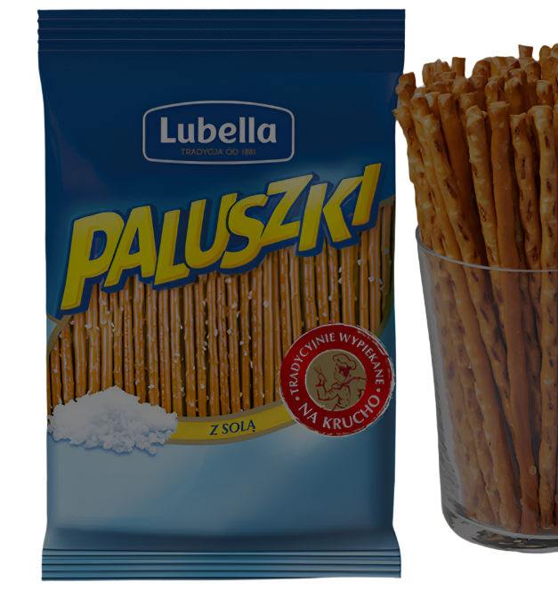 PALUSZKI Z SOLA LUBELLA 70G,SALTY STICKS WITH SALT