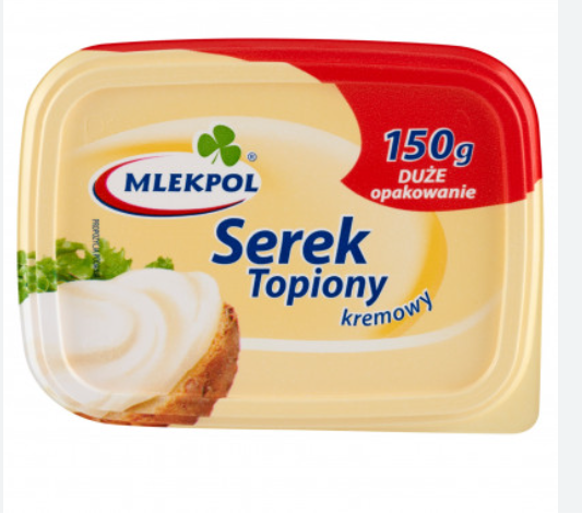 SEREK TOPIONY KREMOWY,KREAMY SPREAD CHEESE,MLEKPOL