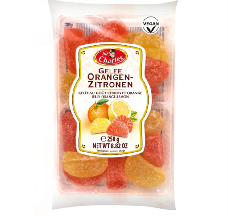 SIR CHARLES,Gelee Beeren,Candies Jellies with lemon and orange,vegan