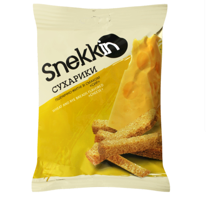 SNEKKIN Bread Rusks "Cheese" Flavored