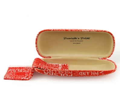 Glasses case, Polish inscriptions POLSKA