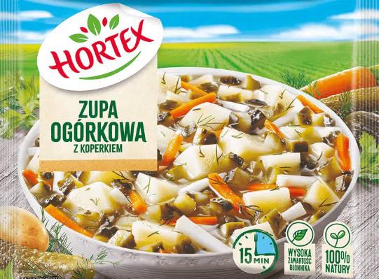 ZUPA OGORKOWA Z KOPERKIEM,HORTEX