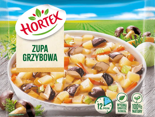 ZUPA GRZYBOWA,HORTEX,MUSHROOM SOUP