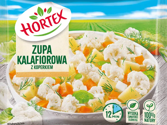 ZUPA KALAFIOROWA Z KOPERKIEM,HORTEX