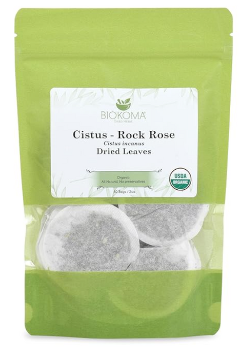 Cistus Incanus, Rock Rose, dried leaves,Biokoma