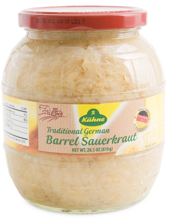 Sauerkraut Shredded Barrel 28.5oz, Germany