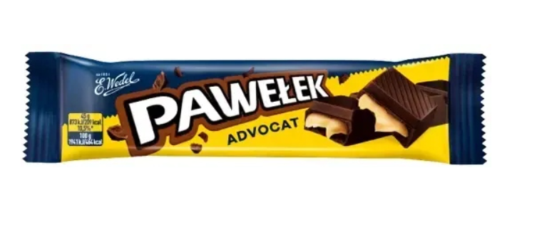 Baton E.Wedel Pawełek Advocat 45 g/ Milk Chocolate Advocate Bar