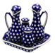 POLISH POTTERY,BOLESLAWIEC,ZESTAW DO PRZYPRAW