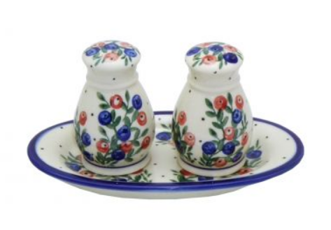 POLISH POTTERY,BOLESLAWIEC,ZESTAW DO PRZYPRAW