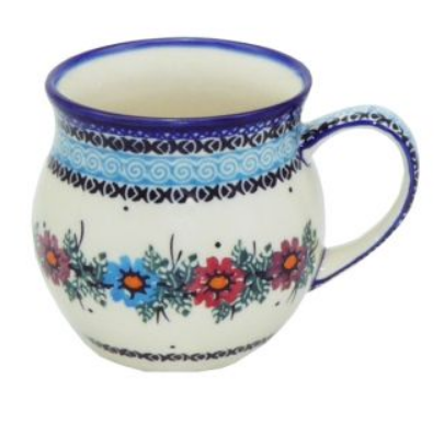 POLISH POTTERY,BOLESLAWIEC,KUBEK