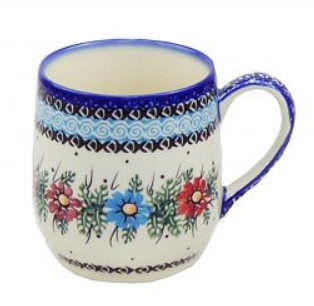 POLISH POTTERY,BOLESLAWIEC,KUBEK