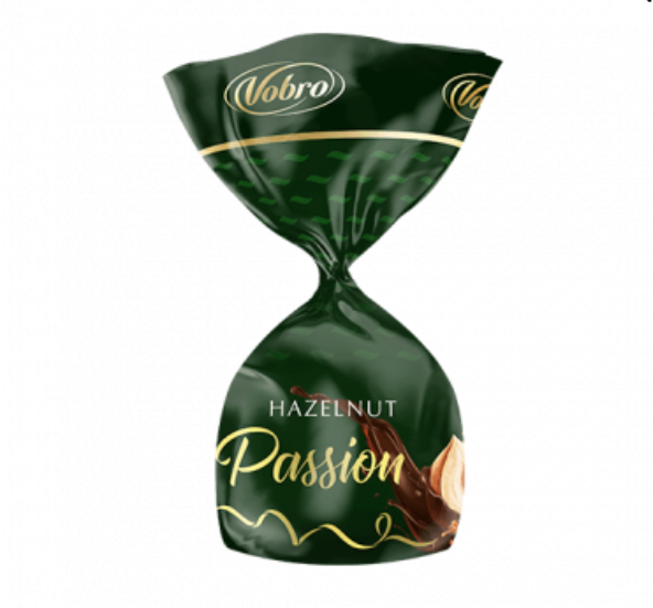VOBRO HAZELNUT PASSION GIFT, CHOCOLATE GIFT BAG, 182G