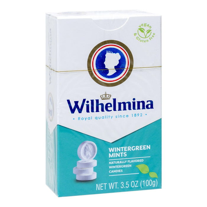 Wilhelmina Wintergreen Mint Candies, Gluten Free