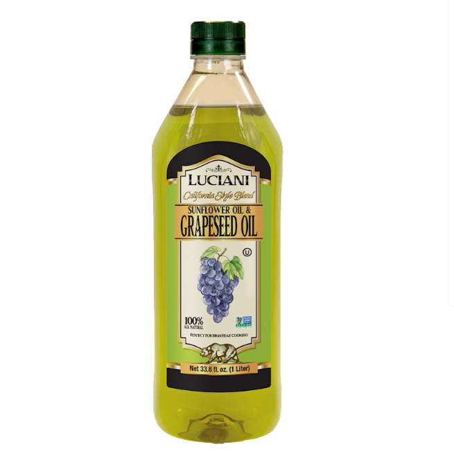 LUCIANI 100% Grape Seed Oil Blend, USA, 1L