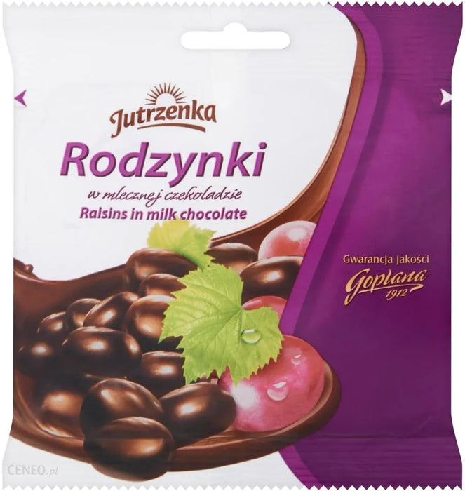 Jutrzenka Raisins in Chocolate 80g Jutrzenka Rodzynki w Czekoladzie 80g